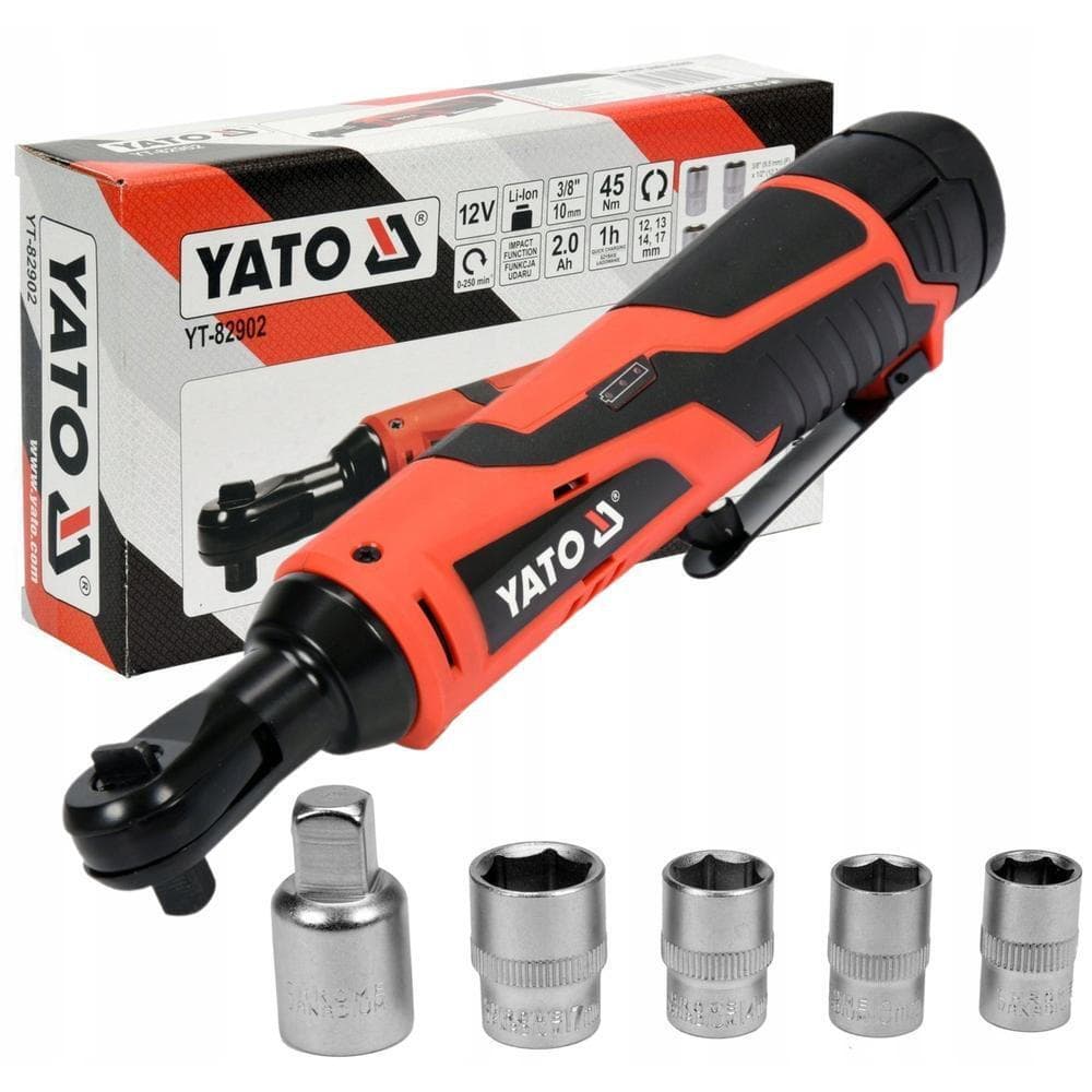Yato Ηλεκτρική Καστάνια 1/4" Μπαταρίας 12V 1x2Ah 45 Nm YT-82902 11