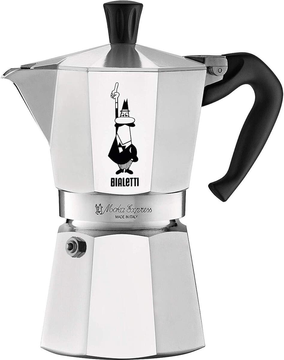 Bialetti Moka Express Μπρίκι Espresso 1cups Ασημί 0001161/OC 8