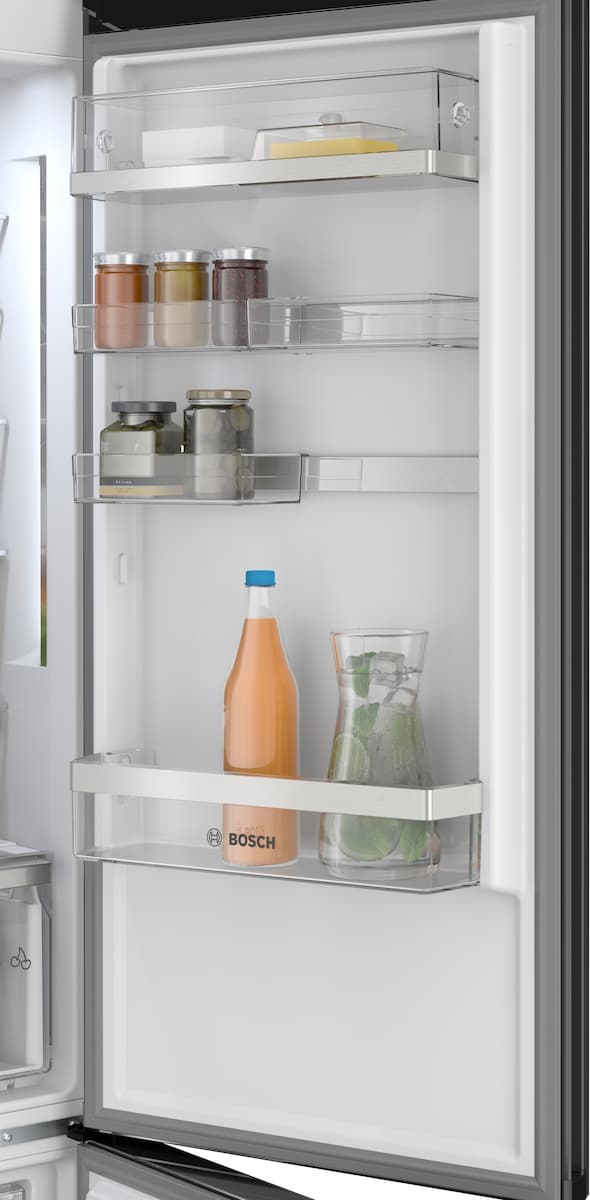 Bosch Ψυγειοκαταψύκτης 363lt Total NoFrost Υ203xΠ60xΒ66.5εκ. Μαύρος KGN39LBCF 10