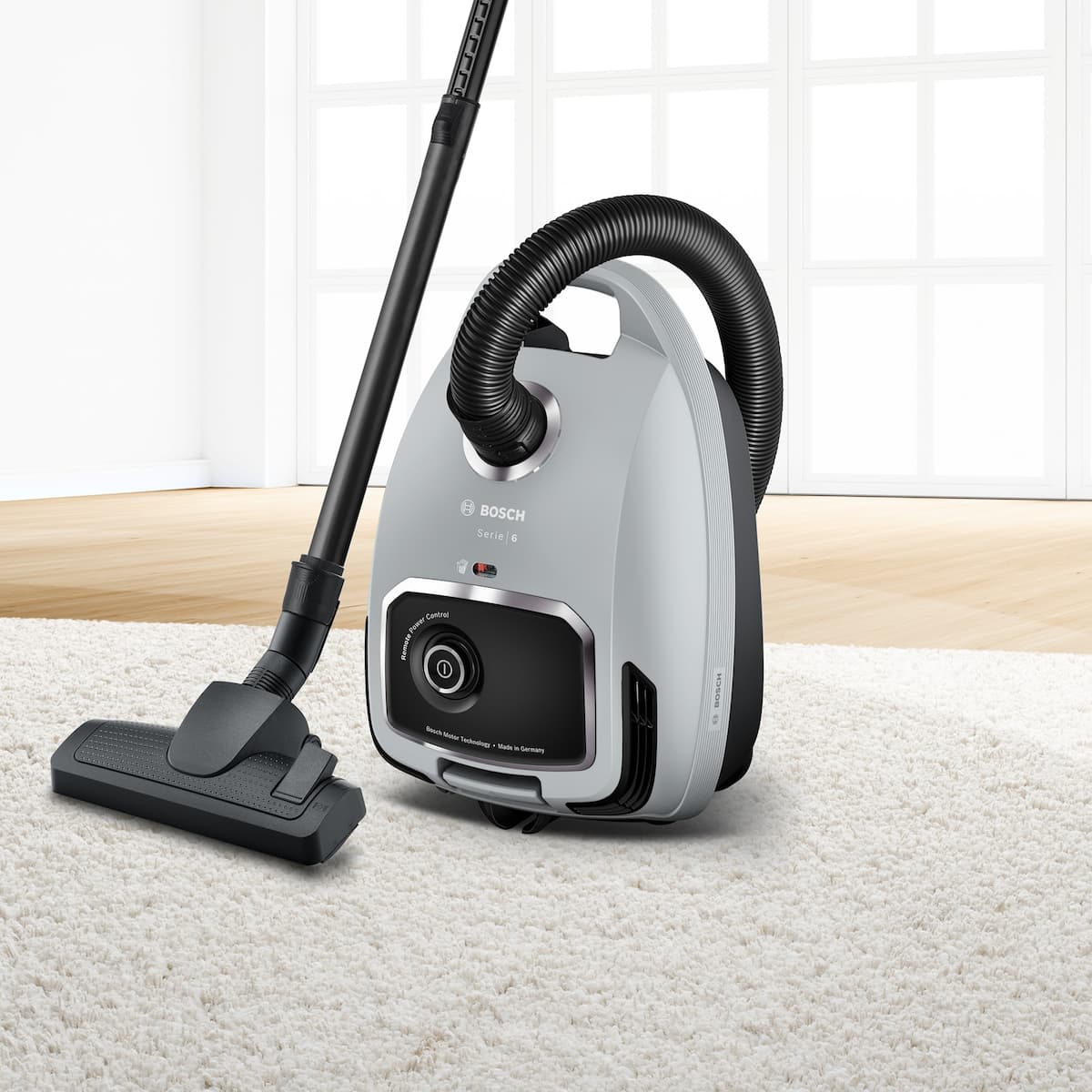 Bosch BGB6X330 Ηλεκτρική Σκούπα 600W με Σακούλα 4lt Γκρι 5