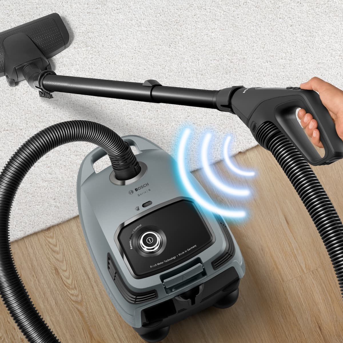 Bosch BGB6X330 Ηλεκτρική Σκούπα 600W με Σακούλα 4lt Γκρι 9