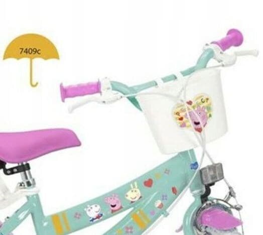 Toimsa Peppa Pig 12" Παιδικό Ποδήλατo BMX Πολύχρωμο 4