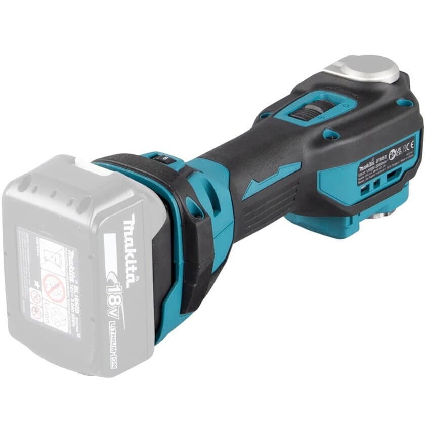 Makita DTM52Z Παλινδρομικό Πολυεργαλείο Brushless 18V Solo με Ρύθμιση Ταχύτητας 7