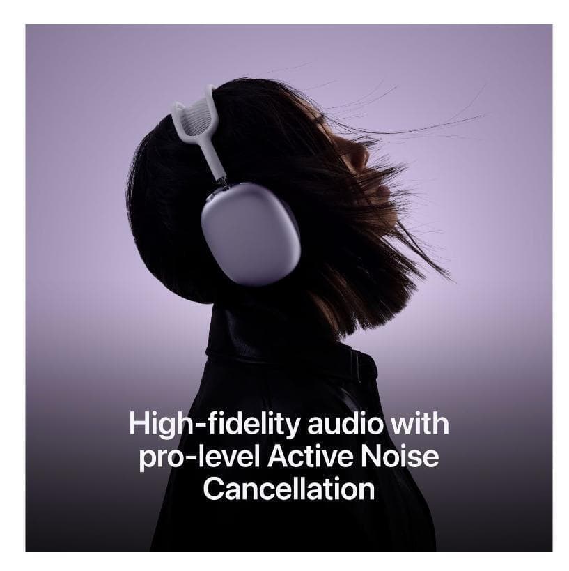 AirPods Max (2024) Ασύρματα / Ενσύρματα Over Ear Ακουστικά με 20 ώρες Λειτουργίας Purple 6
