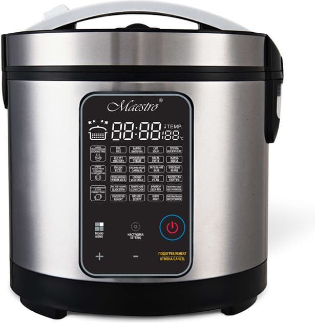 Maestro MR-795 Πολυμάγειρας 700W με Χωρητικότητα 5lt Ασημί