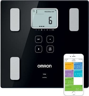 Omron Viva Smart Ζυγαριά 150kg με Λιπομετρητή & Bluetooth Μαύρη 1