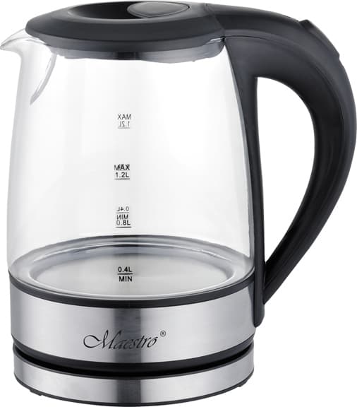 Maestro MR062 Βραστήρας 1.2lt 1630W Μαύρος 1