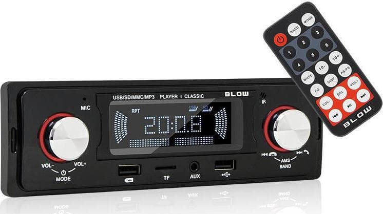 Blow Classic Ραδιόφωνο Αυτοκινήτου 1 DIN (Bluetooth/USB) 78-287 1