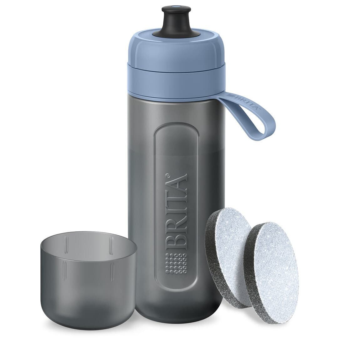 Brita Active Παγούρι Πλαστικό Ποδηλάτου με Στόμιο και Φίλτρο 600ml Μπλε