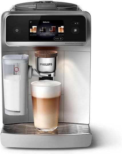 Philips Café Aromis Series 8000 Αυτόματη Μηχανή Espresso 1500W Πίεσης 15bar με Μύλο Άλεσης Ασημί EP8757/20