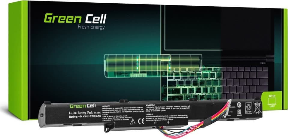 Green Cell Συμβατή Μπαταρία για Asus F550/F750/K550/K750/R510 με 2200mAh (AS77)