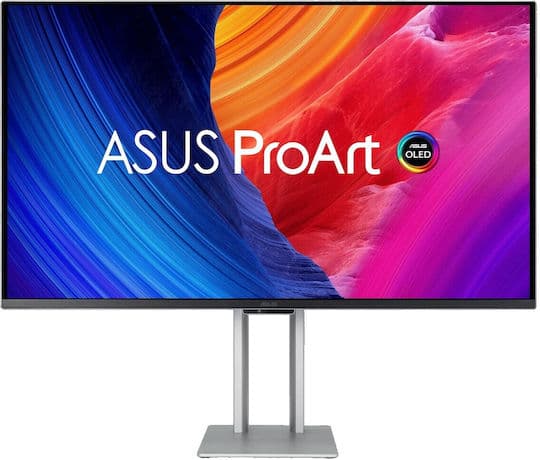 Asus 90LM03HE-B01K70 OLED HDR Monitor 31.5" 4K 3840x2160 240Hz με Χρόνο Απόκρισης 0.1ms GTG