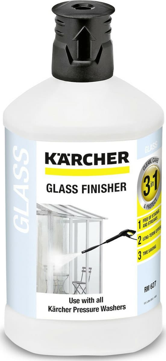Karcher Glass Finisher 3-in-1 Καθαριστικό Υγρό Πλυστικού Αυτοκινήτου 1000ml