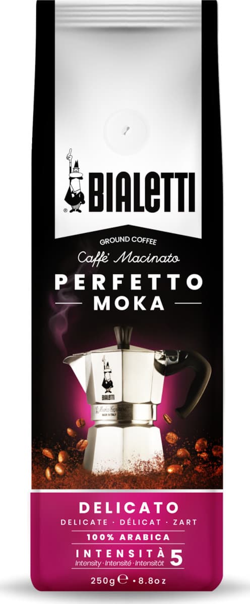 Bialetti Καφές Espresso Arabica Perfetto Moka Delicato Αλεσμένος 250gr 096080356