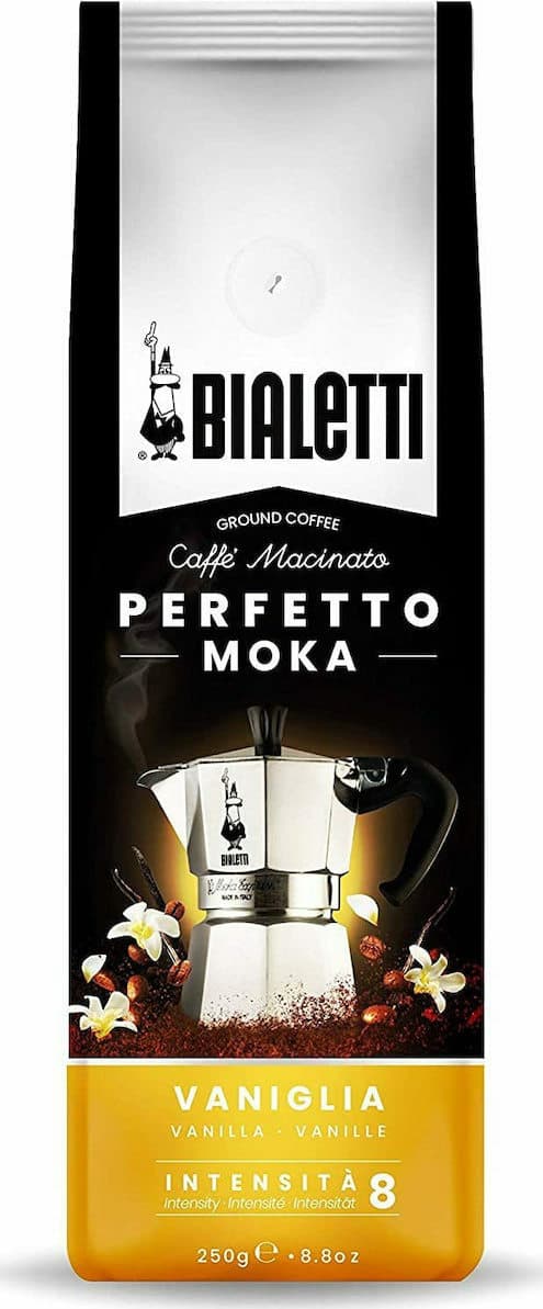 Bialetti Καφές Espresso Perfetto Moka Vanilla Αλεσμένος 250gr KIHBLTKMI0003