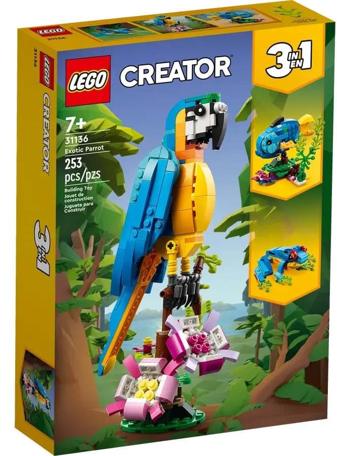 LEGO Creator Exotic Parrot για 7+ Ετών 31136