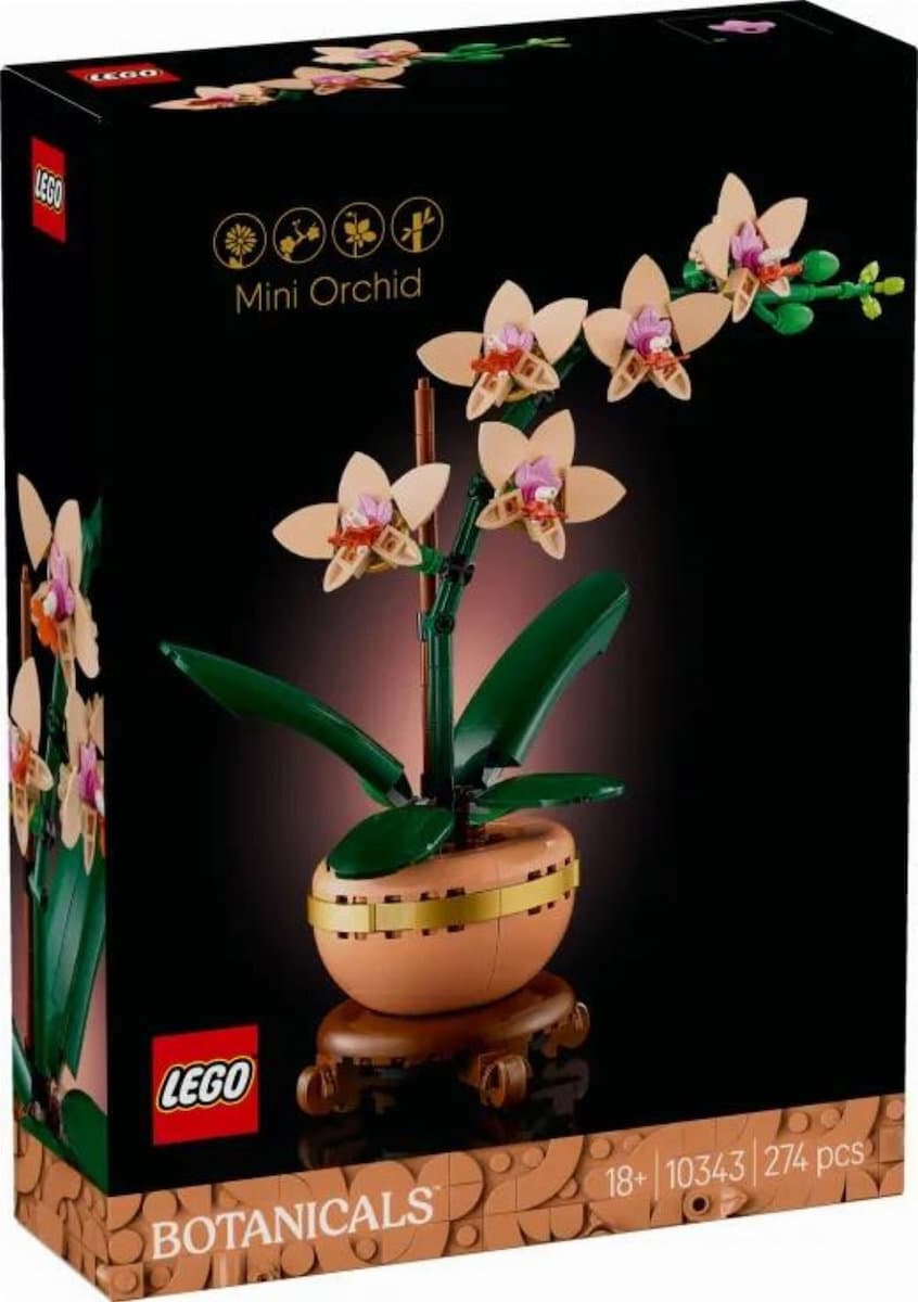 LEGO Botanical Collection Mini Orchid για 18+ Ετών 274τμχ 10343